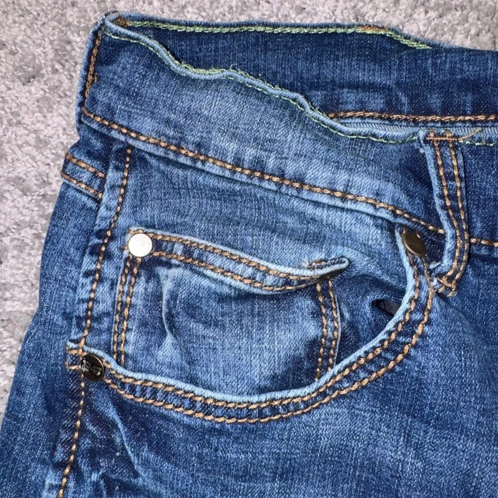Wrangler Retro Slim Straight Jeans Mens Stretch Blue 36x34 EXCELLENT